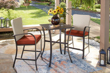 Load image into Gallery viewer, Tianna Dark Brown Counter Table Set
