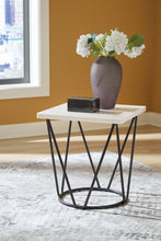 Load image into Gallery viewer, Vancent White/Black End Table
