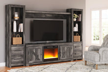 Load image into Gallery viewer, Wynnlow 4-Piece Entertainment Center with Electric Fireplace
