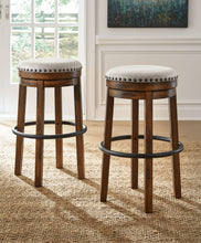 Load image into Gallery viewer, Valebeck - Tall Uph Swivel Stool (1/cn)
