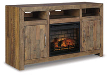 Load image into Gallery viewer, Sommerford 62&quot; TV Stand with Electric Fireplace
