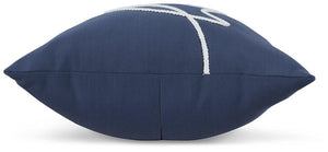 Velvetley Navy/White Pillow