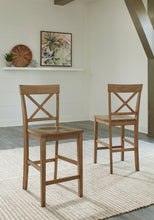 Load image into Gallery viewer, Shully Natural Counter Height Bar Stool
