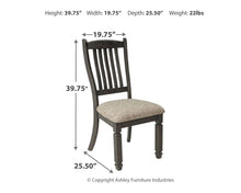 Load image into Gallery viewer, Tyler - Dining Uph Side Chair (2/cn)
