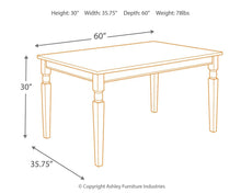 Load image into Gallery viewer, Whitesburg - Rectangular Dining Room Table
