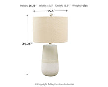 Load image into Gallery viewer, Shavon - Ceramic Table Lamp (1/cn)
