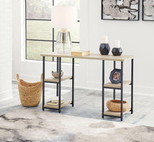 Load image into Gallery viewer, Waylowe - Home Office Desk - Double-shelf Pedestal
