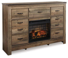 Load image into Gallery viewer, Trinell Dresser with Electric Fireplace
