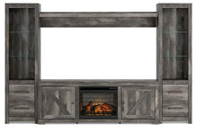 Load image into Gallery viewer, Wynnlow 4-Piece Entertainment Center with Electric Fireplace
