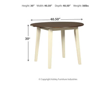 Load image into Gallery viewer, Woodanville - Round Drm Drop Leaf Table
