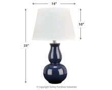 Load image into Gallery viewer, Zellrock - Ceramic Table Lamp (1/cn)
