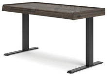 Load image into Gallery viewer, Zendex Dark Brown 55&quot; Adjustable Height Desk
