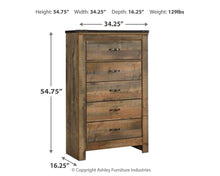 Load image into Gallery viewer, Trinell - Five Drawer Chest
