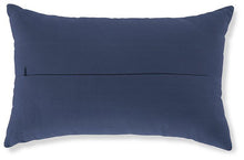 Load image into Gallery viewer, Velvetley Navy/White Pillow
