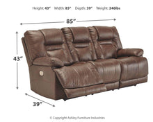 Load image into Gallery viewer, Wurstrow - Pwr Rec Sofa With Adj Headrest
