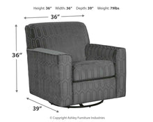Load image into Gallery viewer, Zarina - Swivel Accent Chair
