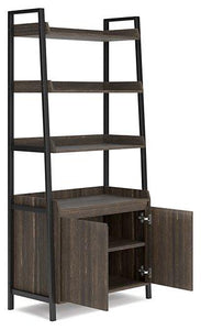 Zendex Dark Brown 72" Bookcase