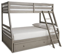 Load image into Gallery viewer, Lettner Twin over Full Bunk Bed with 1 Large Storage Drawer
