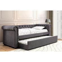 Load image into Gallery viewer, Leanna Gray Queen Daybed w/ Trundle, Gray
