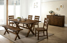 Load image into Gallery viewer, Woodworth Walnut 6 Pc. Dining Table Set w/ Bench
