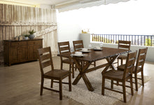 Load image into Gallery viewer, Woodworth Walnut 7 Pc. Dining Table Set
