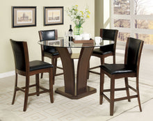 Load image into Gallery viewer, Manhattan III Brown Cherry 5 Pc. Round Counter Ht. Table Set
