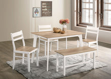 Load image into Gallery viewer, DEBBIE 5 Pc. Dining Table Set w/ Bench
