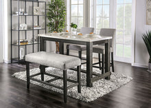 Load image into Gallery viewer, BRULE 4 Pc. Counter Ht. Dining Table Set W/ Bench
