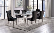 Load image into Gallery viewer, NEUVEVILLE 7 Pc. Dining Table Set, Black Chairs
