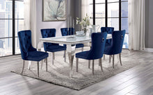 Load image into Gallery viewer, NEUVEVILLE 7 Pc. Dining Table Set, Navy Chairs
