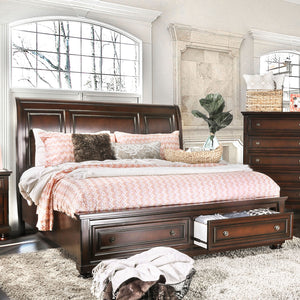 NORTHVILLE Dark Cherry Cal.King Bed