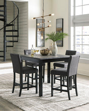 Load image into Gallery viewer, Garvine Counter Height Dining Table and Bar Stools (Set of 5)
