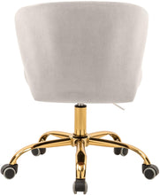 Load image into Gallery viewer, Finley Cream Velvet Office Chair
