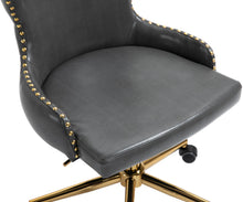 Load image into Gallery viewer, Hendrix Grey Faux Leather Office Chair
