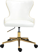 Load image into Gallery viewer, Hendrix White Faux Leather Office Chair
