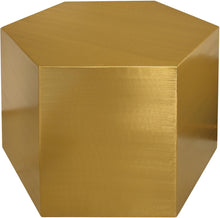 Load image into Gallery viewer, Hexagon Brushed Gold Coffee Table
