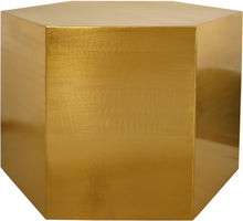 Load image into Gallery viewer, Hexagon Brushed Gold Coffee Table
