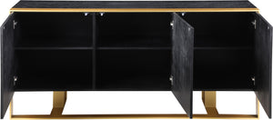 Sherwood Black Wood Sideboard/Buffet