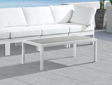 Load image into Gallery viewer, Nizuc Grey manufactured wood Outdoor Patio Aluminum Coffee Table
