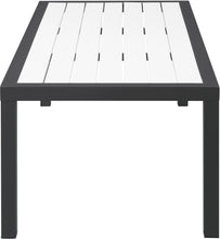 Load image into Gallery viewer, Nizuc White manufactured wood Outdoor Patio Aluminum Coffee Table
