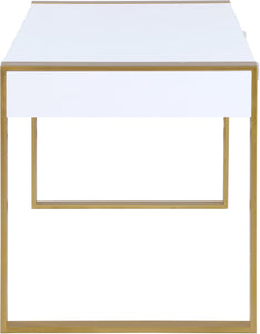 Victoria White / Gold Desk/Console