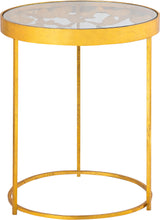 Load image into Gallery viewer, Butterfly Gold End Table
