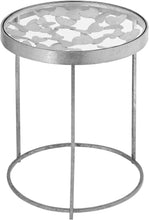 Load image into Gallery viewer, Butterfly Silver End Table
