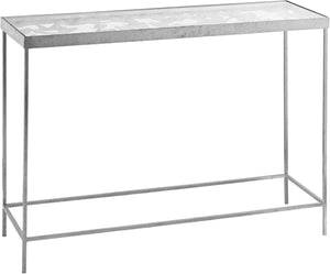 Butterfly Silver Console Table