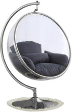 Load image into Gallery viewer, Luna Grey Durable Fabric Acrylic Swing Chair
