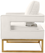 Load image into Gallery viewer, Noah Cream Velvet Accent Chair
