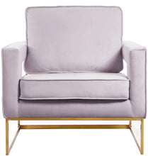 Load image into Gallery viewer, Noah Pink Velvet Accent Chair
