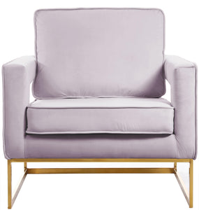 Noah Pink Velvet Accent Chair