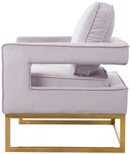 Load image into Gallery viewer, Noah Pink Velvet Accent Chair
