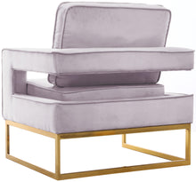 Load image into Gallery viewer, Noah Pink Velvet Accent Chair
